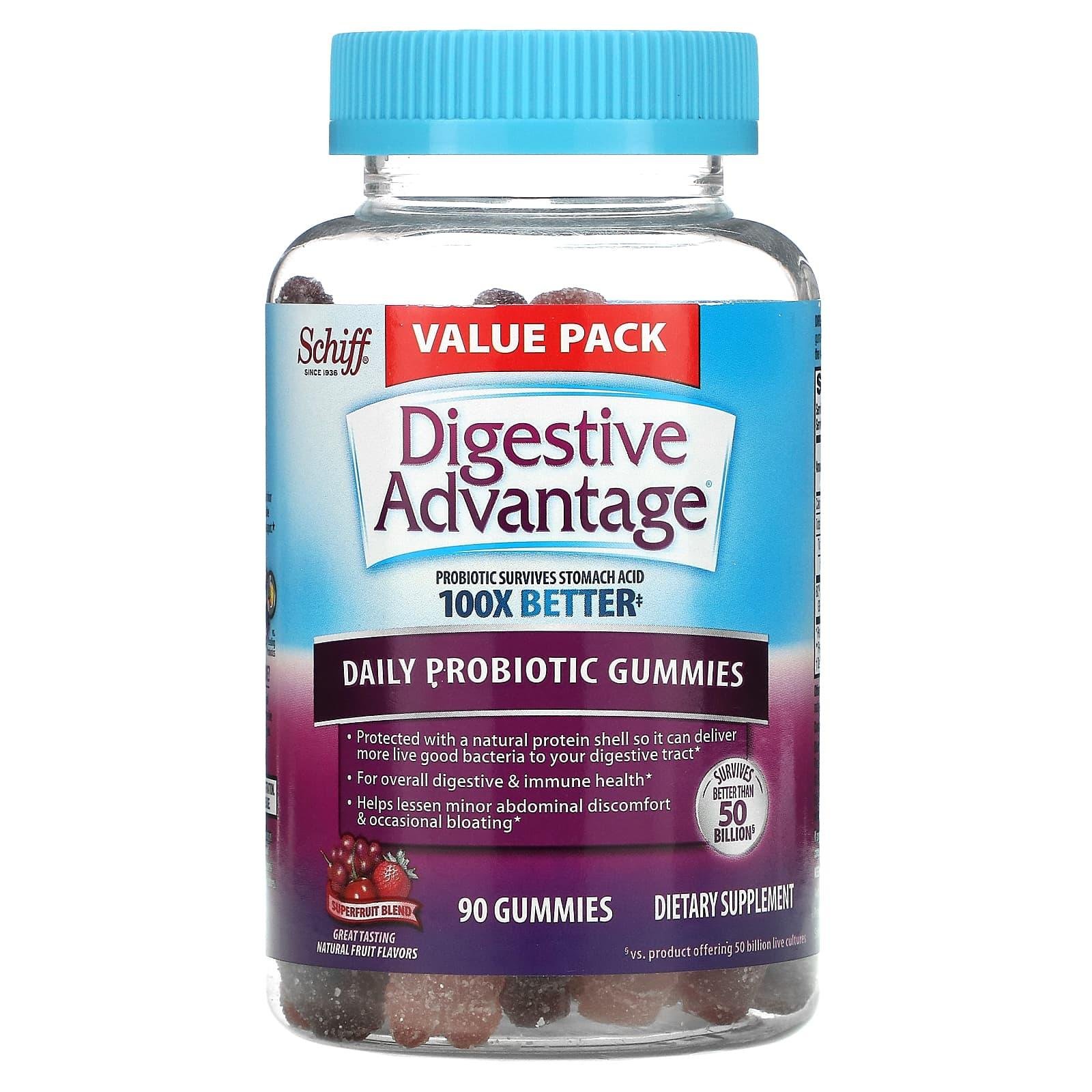 Digestive Advantage Daily Probiotic Gummies Superfruit Blend