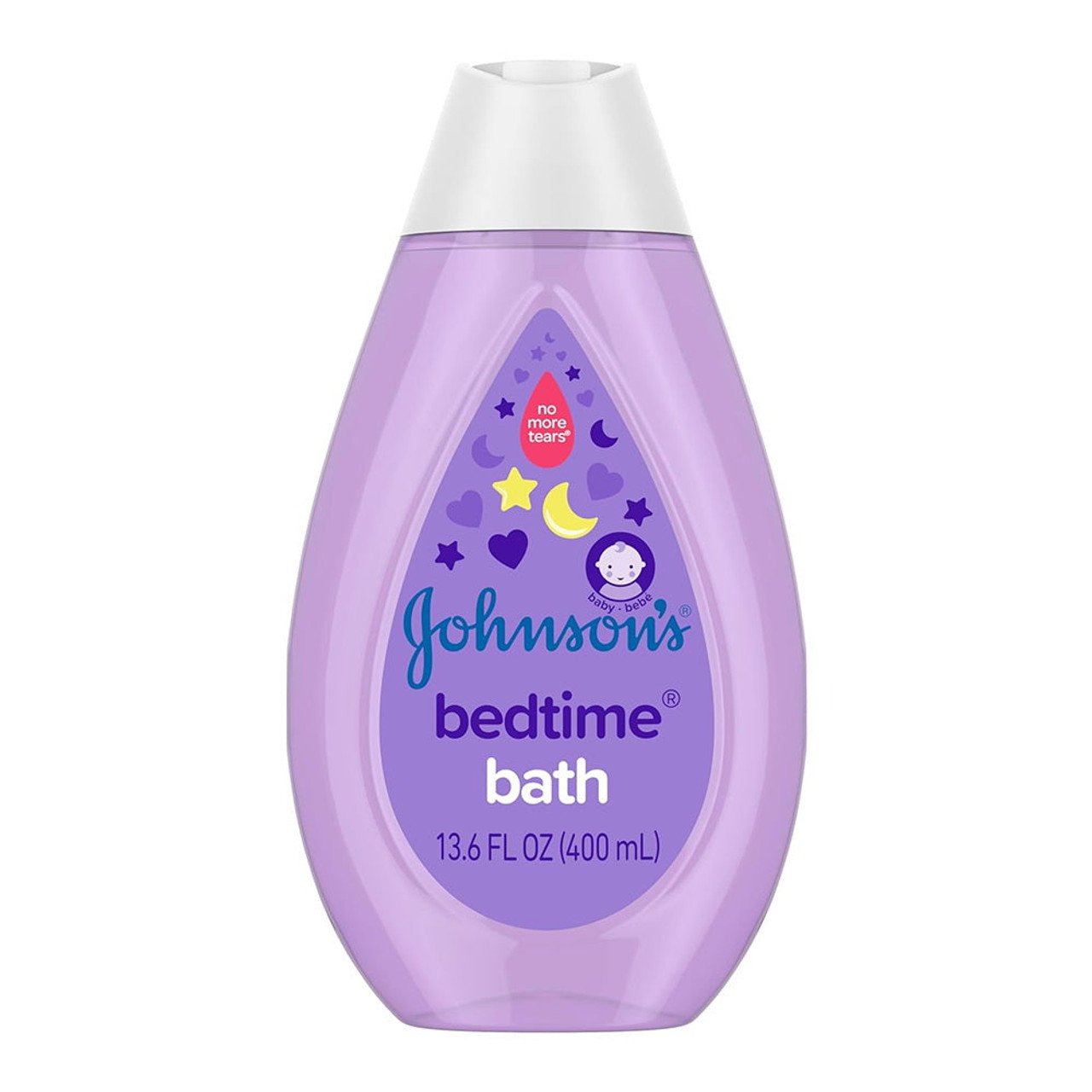 Johnson’s Tear‑Free Bedtime Baby Bath 13.6 fl oz
