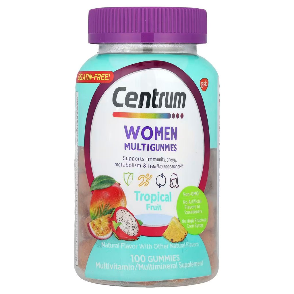 Centrum MultiGummies Women Tropical Gummy Multivitamin 100 ct