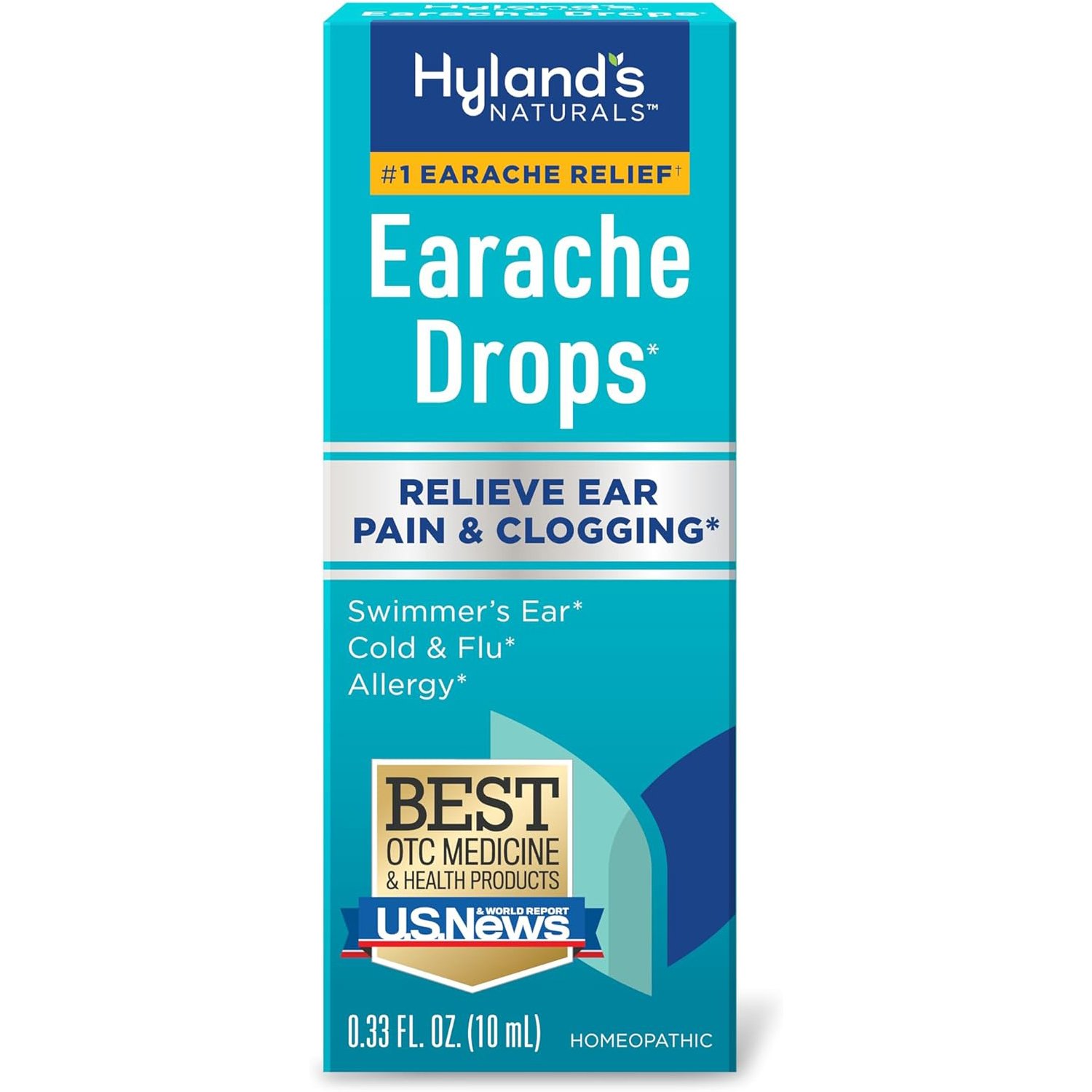 Hyland's Naturals Earache Drops, 0.33 Fl Oz