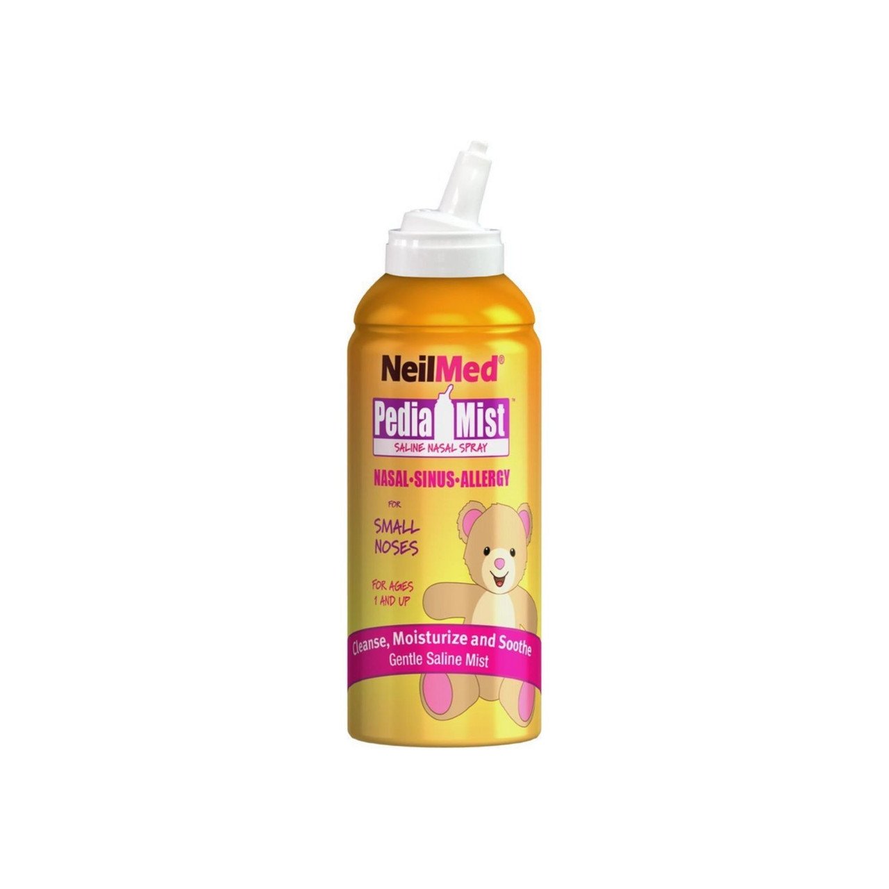 NeilMed Saline Spray, Pedia Mist, For Small Noses - 2.53 Ounce