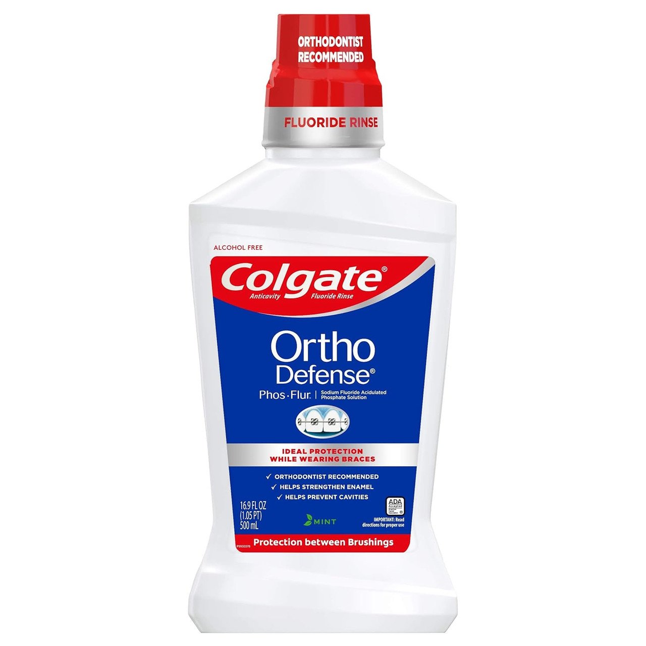 Colgate Fluoride Rinse, Mint, Anticavity 16.9 Fl Oz