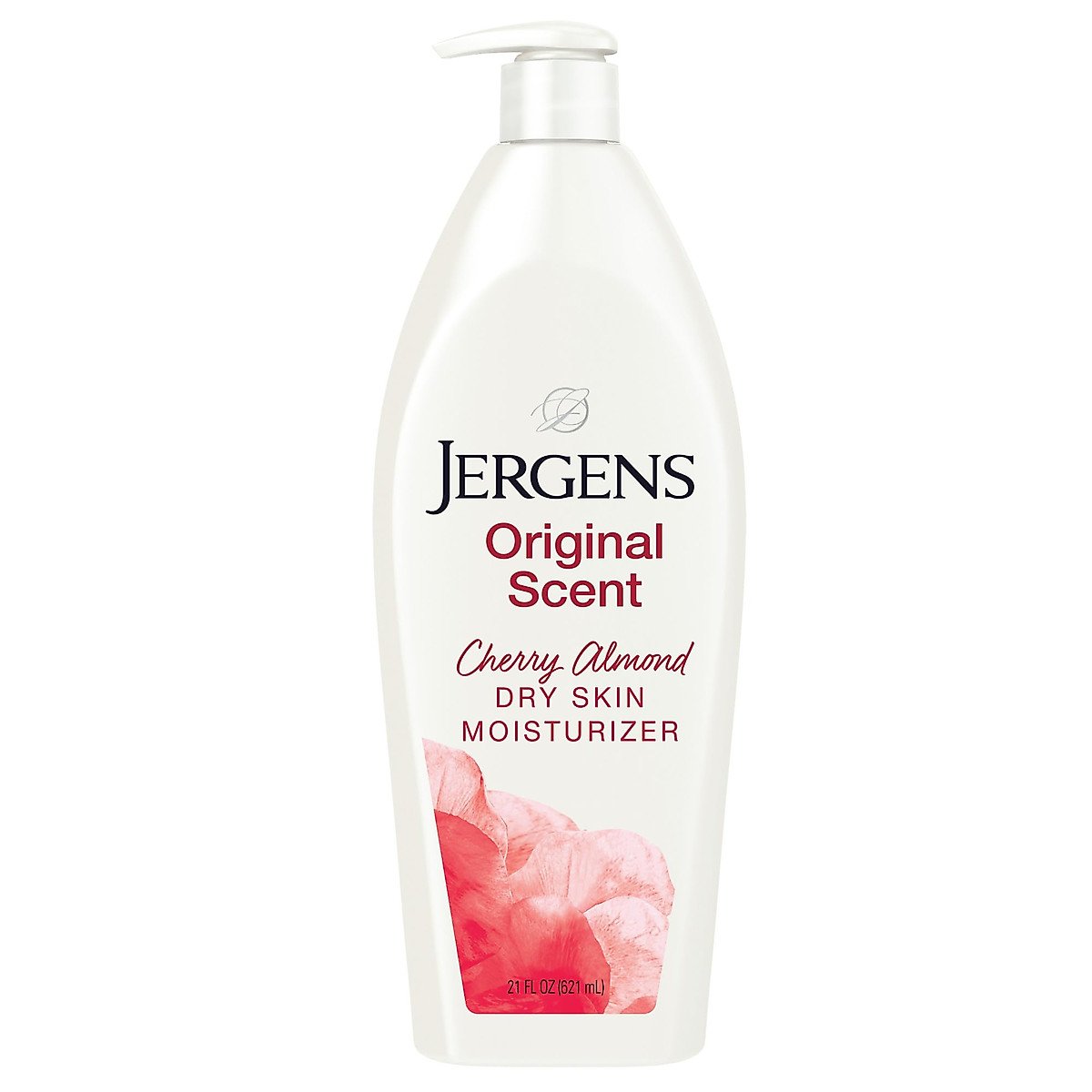 Jergens Original Scent Dry Skin Moisturizing Body Lotion, W/ Cherry Almond Essence, 21 Fl Oz
