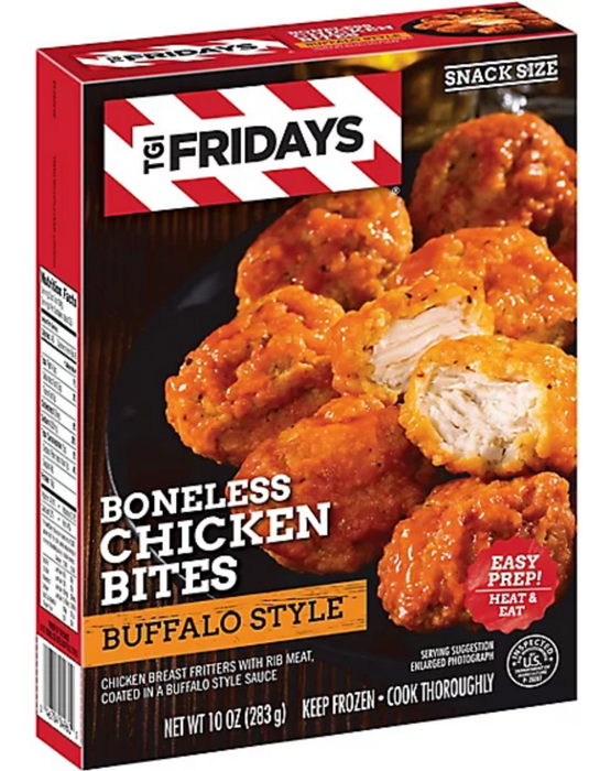 T.G.I. Friday's Buffalo Style Boneless Chicken Bites, Frozen Appetizer