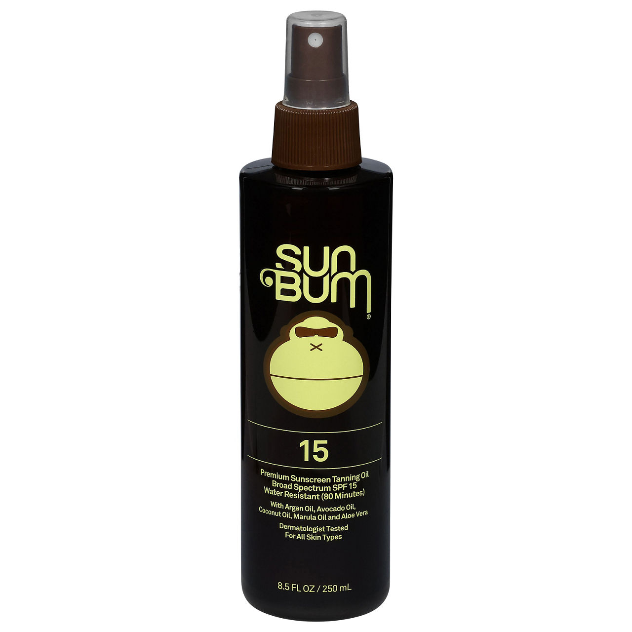 Sun Bum Broad Spectrum SPF 15 Premium Sunscreen Tanning Oil 8.5 Fl Oz