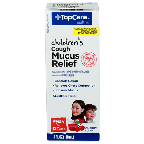 TopCare Children’s Cough & Mucus Relief Cherry Liquid 4 fl oz