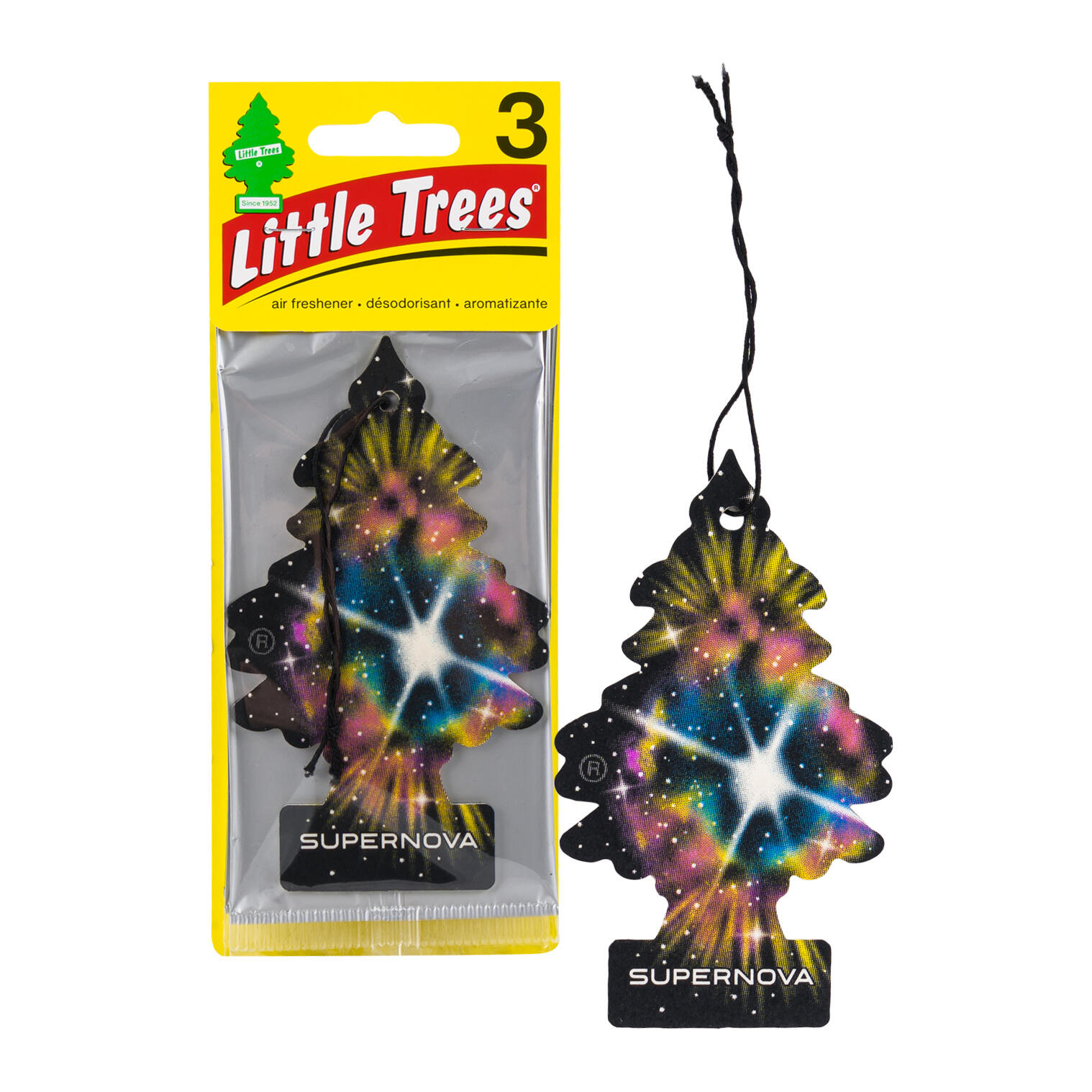 Little Trees Supernova Scent Car Air Freshener Solid
