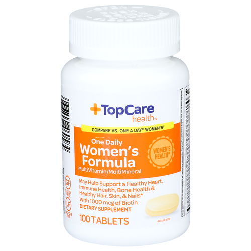 TopCare Health One Daily Women’s Formula Multivitamin/Multimineral Tablets, 100 ct