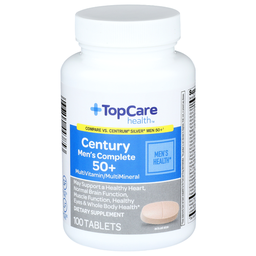 TopCare Century Men’s Complete 50+ Multivitamin/Multimineral Tablets, 100 ct