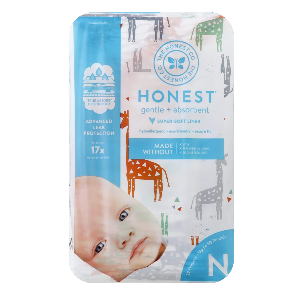 The Honest Company Clean Conscious Disposable Diapers - (Select Size And Pattern)