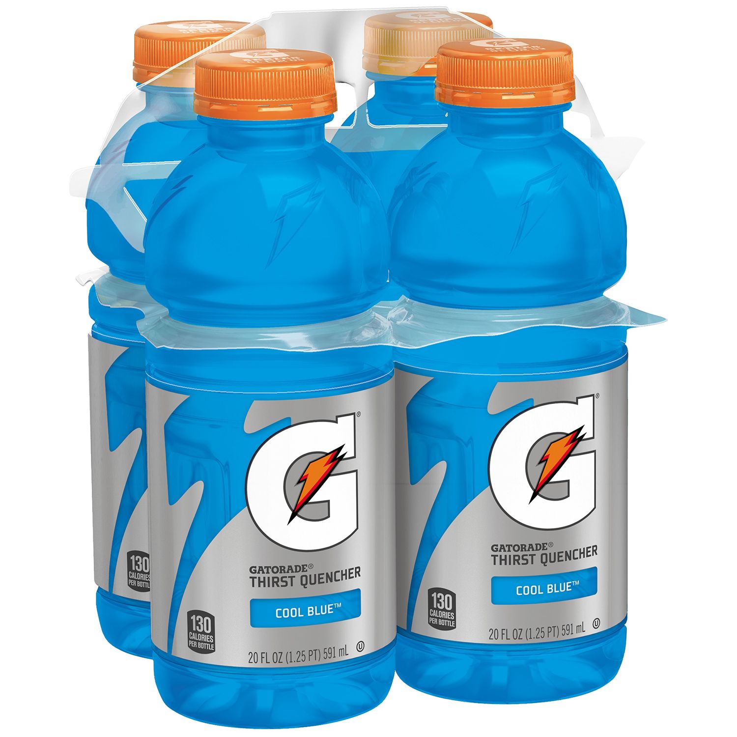 Gatorade Thirst Quencher, Cool Blue, 4 Pack