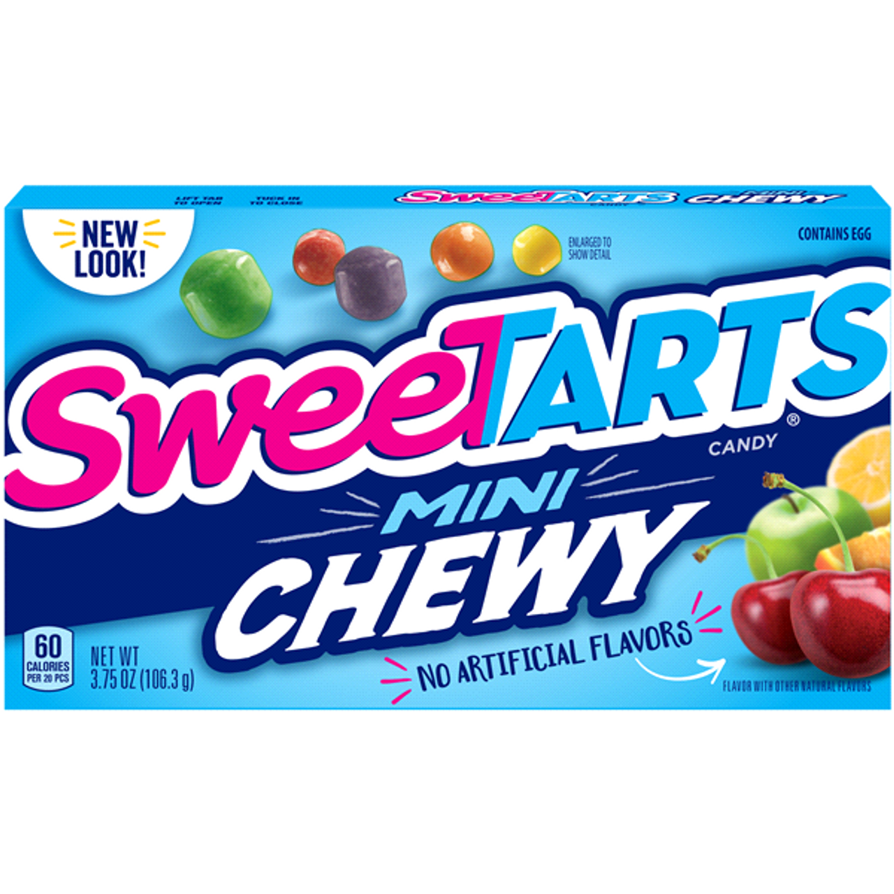 Sweetarts Mini Chewy, Candy, Mixed Fruit, Theater Box, 3.75 Oz