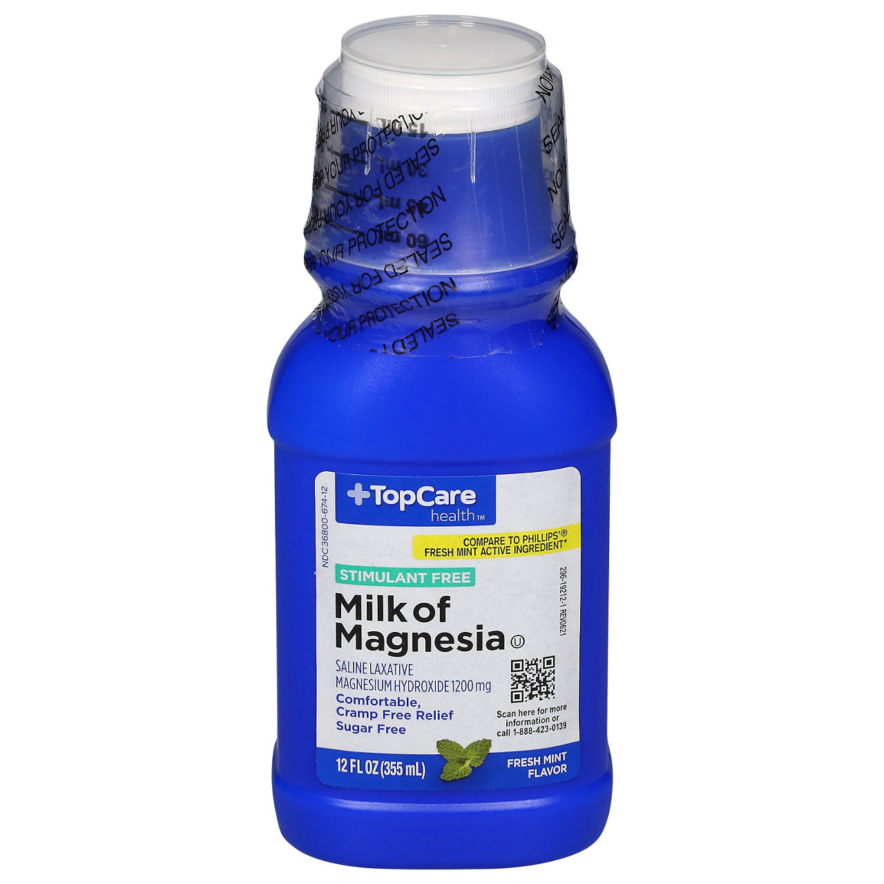 TopCare Milk of Magnesia Fresh Mint 12 fl oz