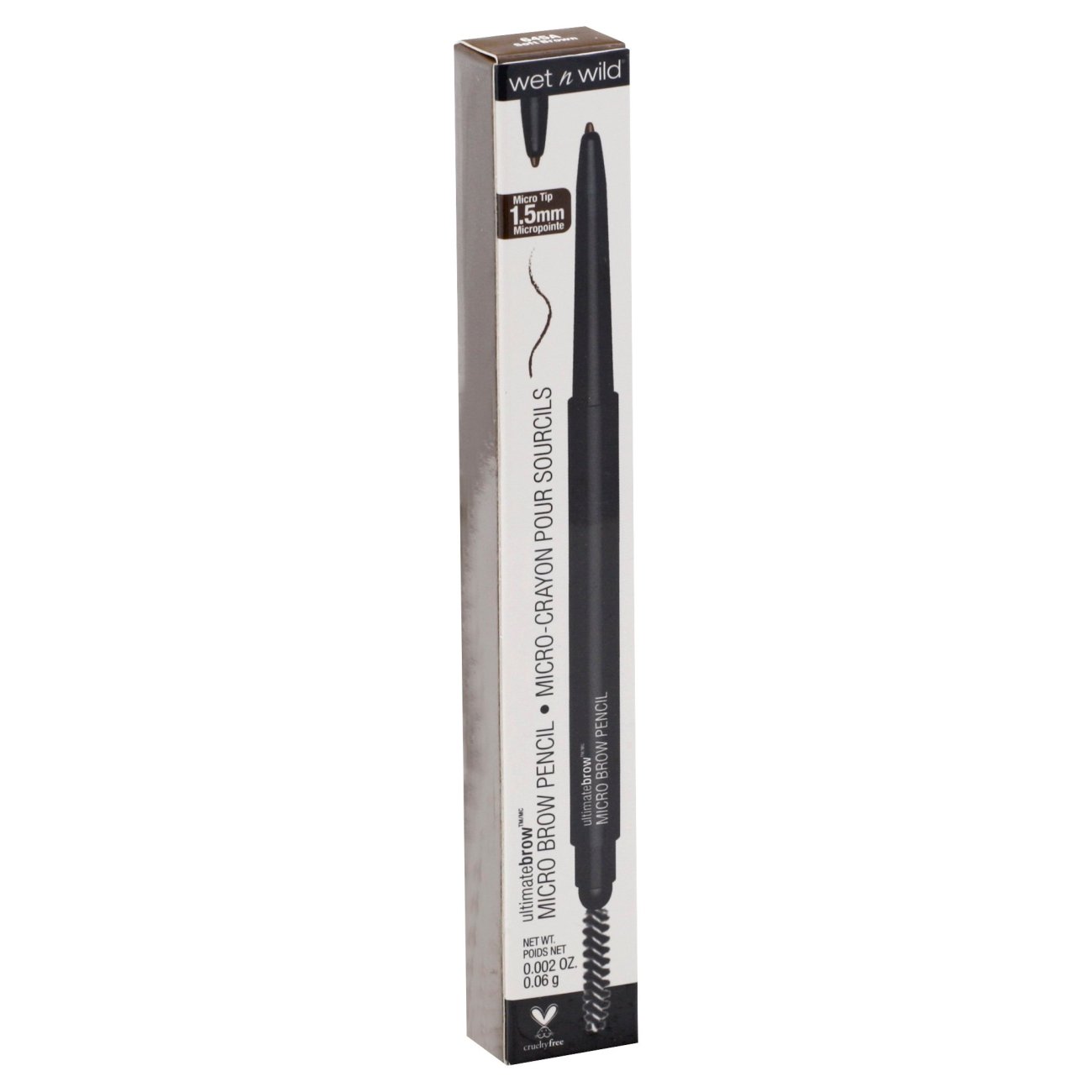 Wet N Wild Ultimate Brow Micro Eyebrow Pencil, Soft Brown 645A, 0.002 Oz