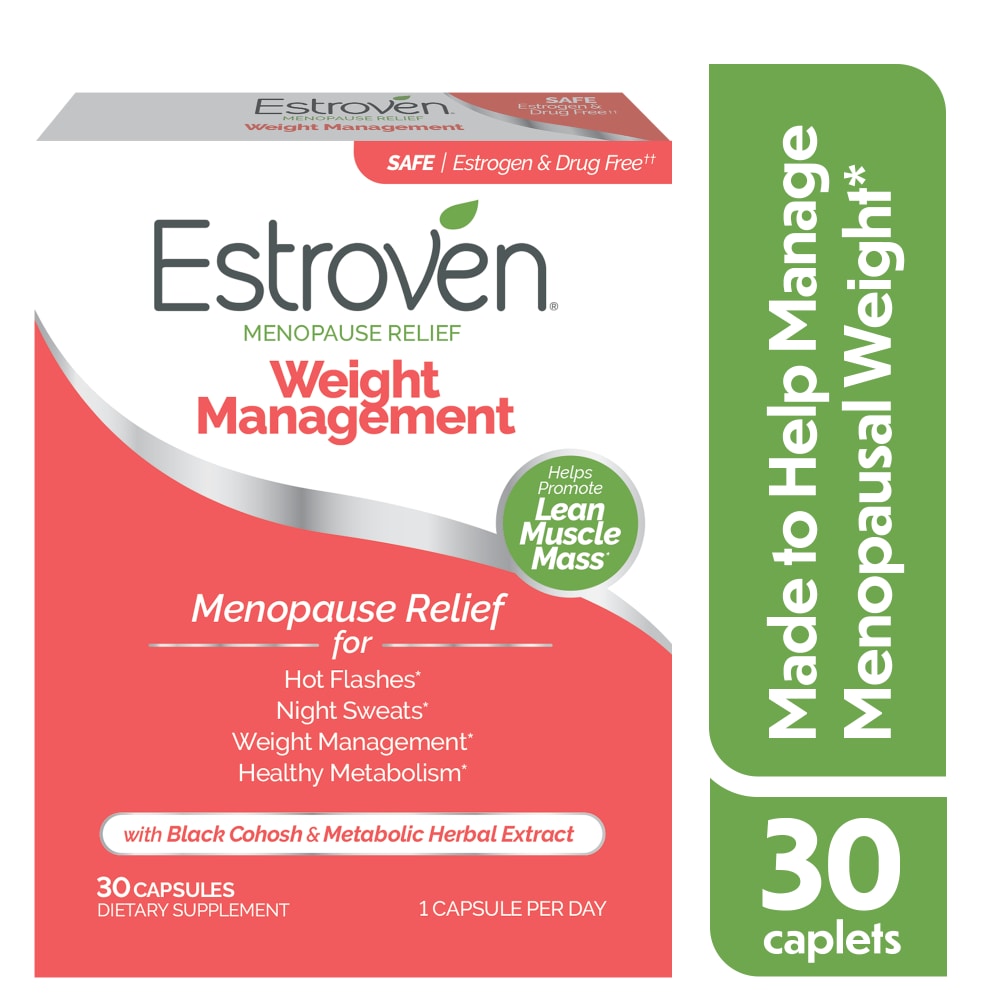 Estroven Menopause Relief For Weight Management Capsules