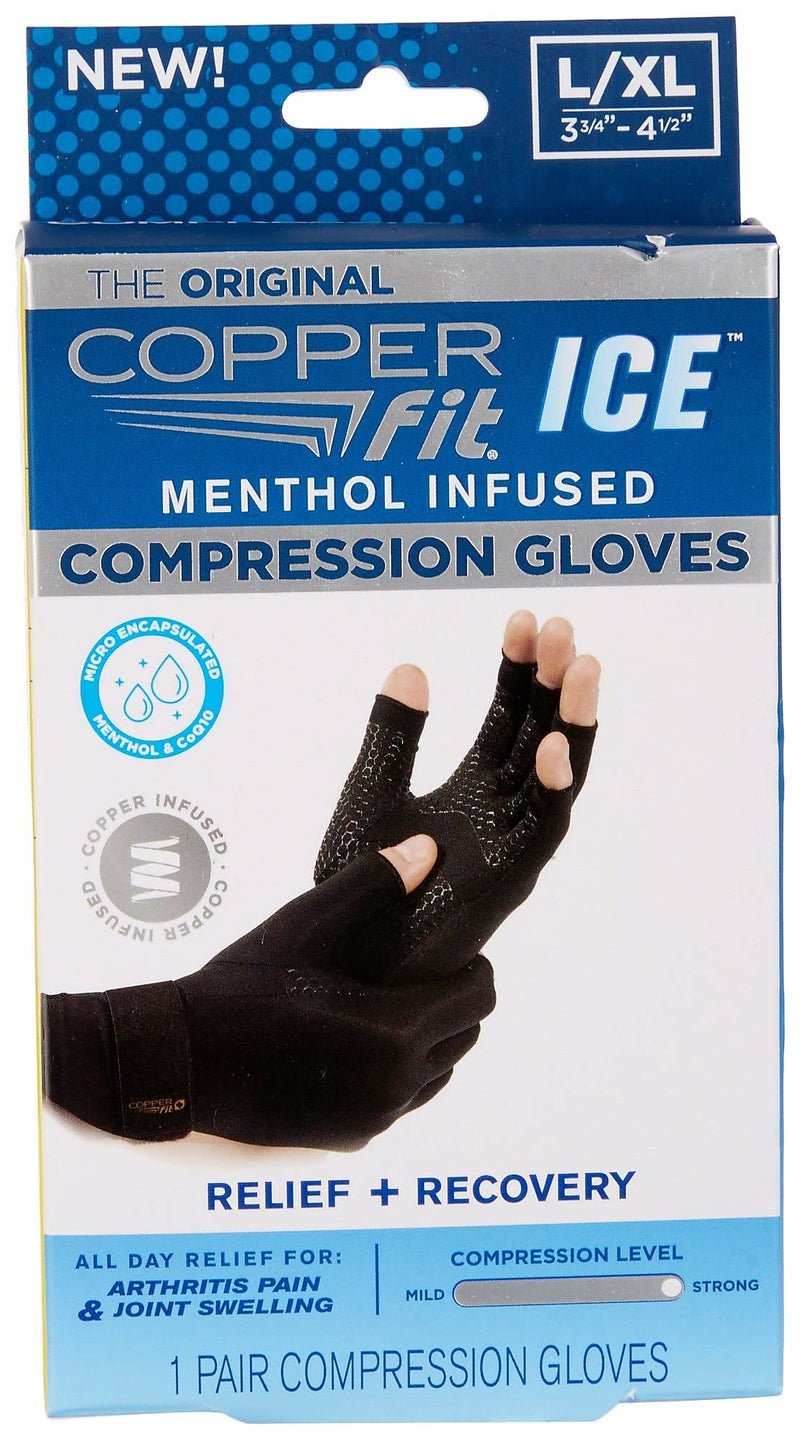 Copper Fit Ice Gloves Infused With Cooling Action And Menthol