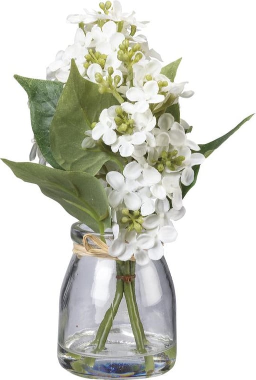 Primitives by Kathy 102343 Floral - White Lilac - Set Of 8