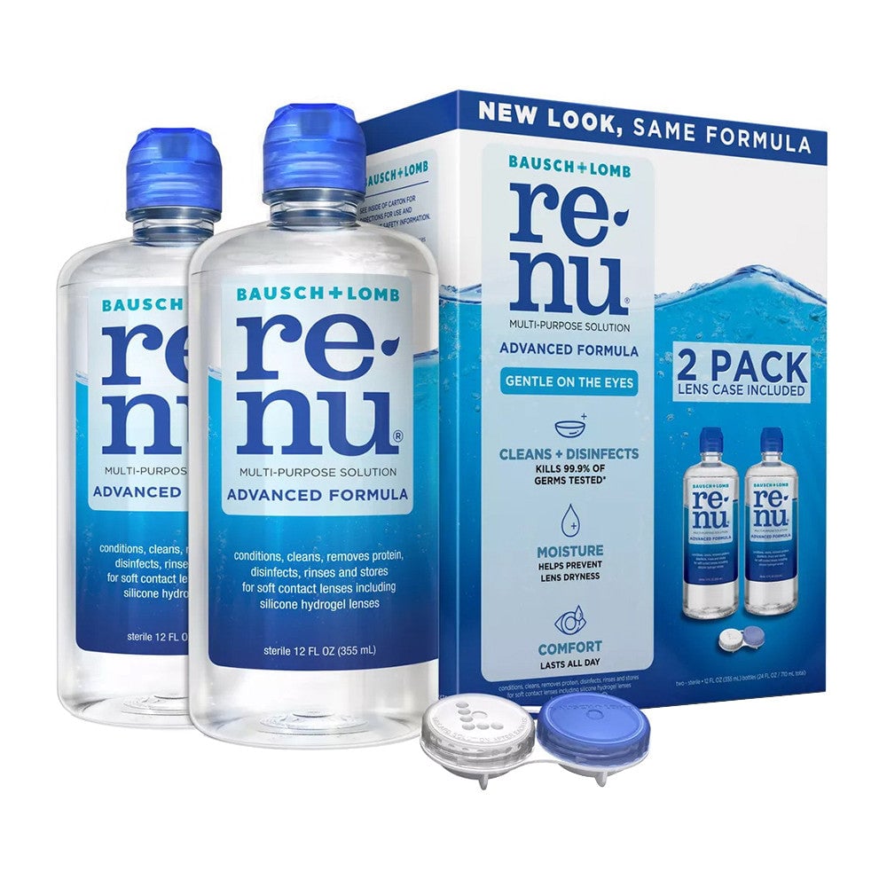 Renu Multi Purpose Solution, Advanced Formula, Twin Pack