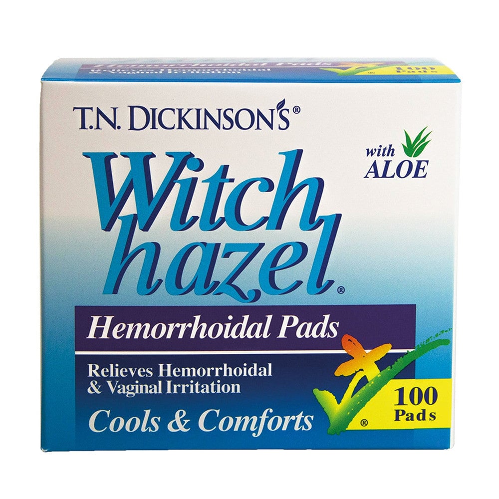 Dickinson Brands T.N. Dickinson's Witch Hazel Hemorrhoidal Pads With Aloe