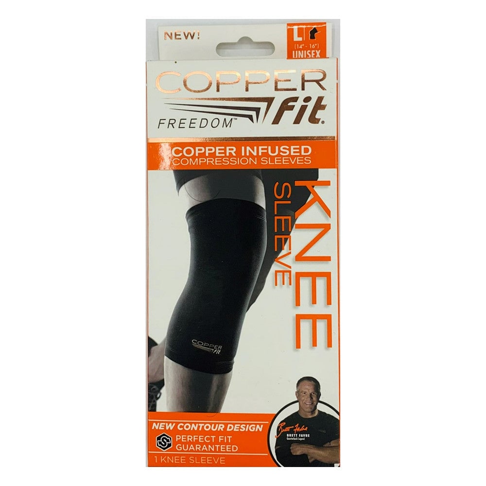 Copper Fit Freedom Knee Compression Sleeve, Large
