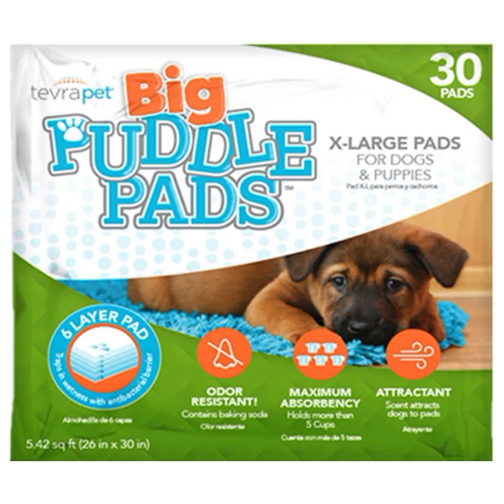 TevraPet BIG Puddle Pads, X-Large, 30 Count