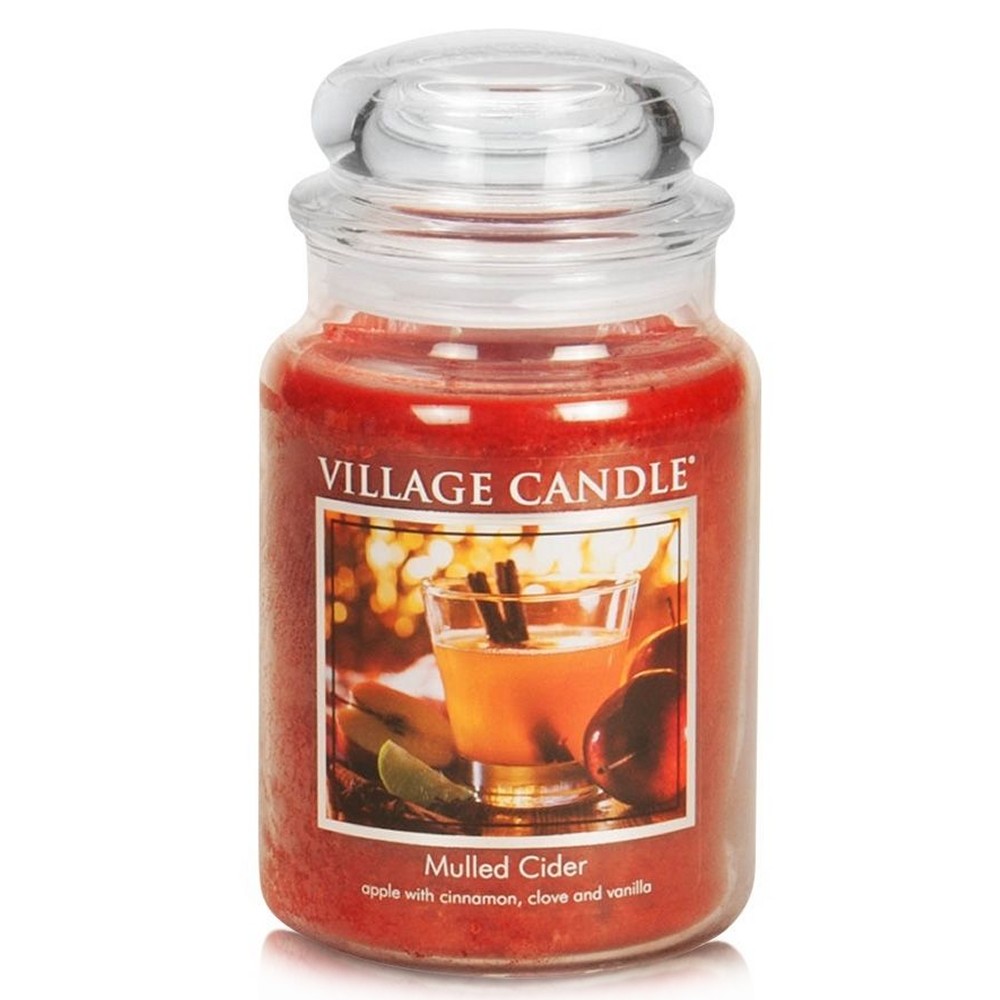 Village Candle Large Jar Scented - Mulled Cider