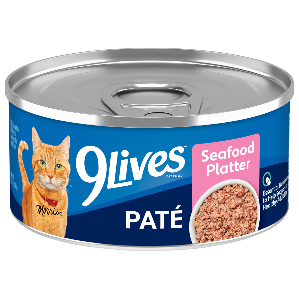 9Lives Seafood Platter Wet Cat Food, 5.5 oz