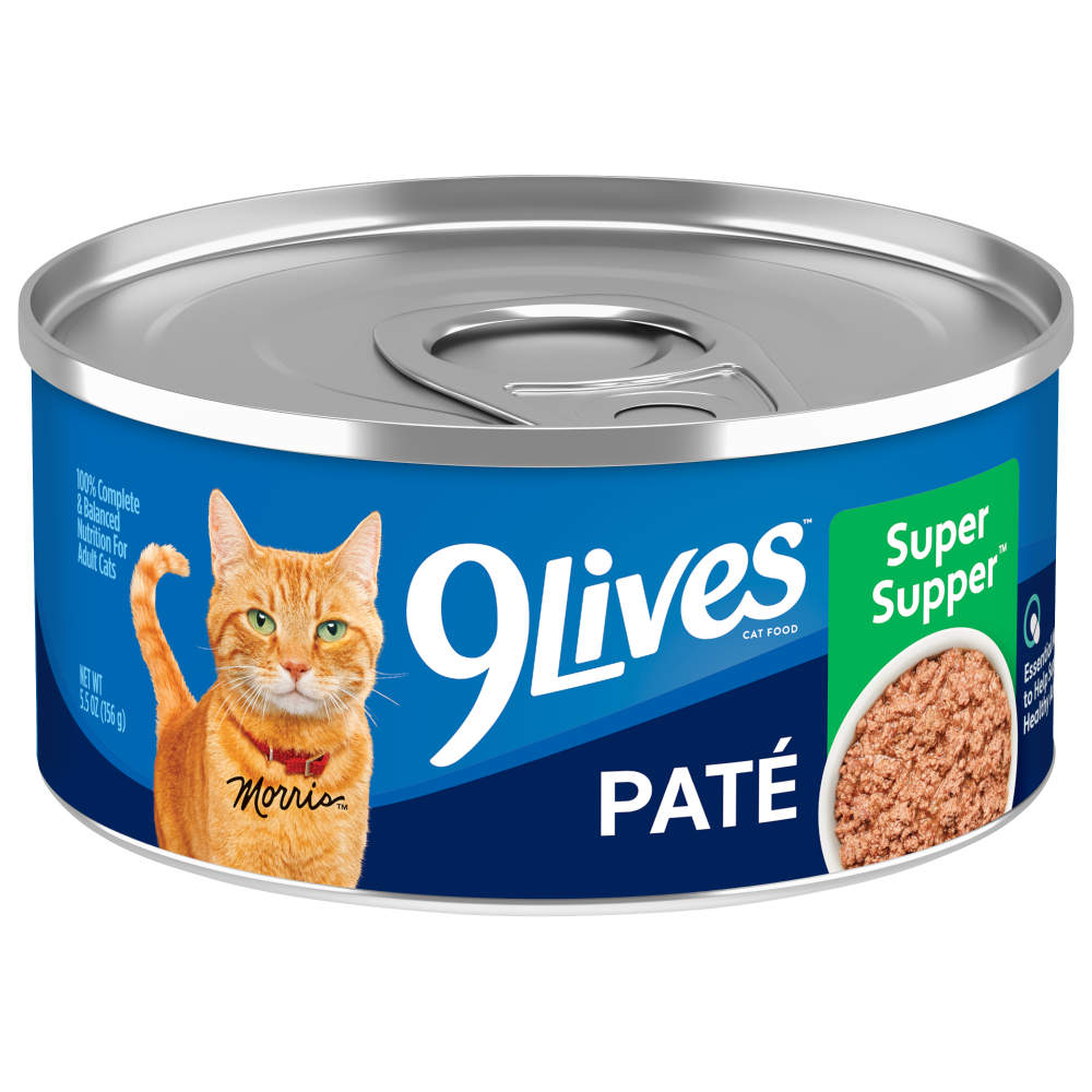 9Lives Super Supper Wet Cat Food, 5.5 oz