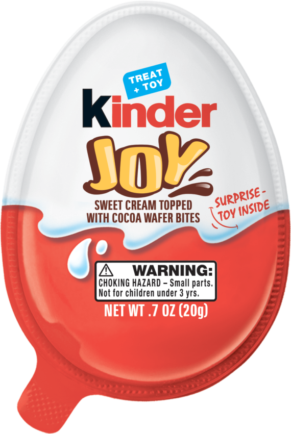 Kinder Joy Treat And Toy Cocoa Wafer Egg