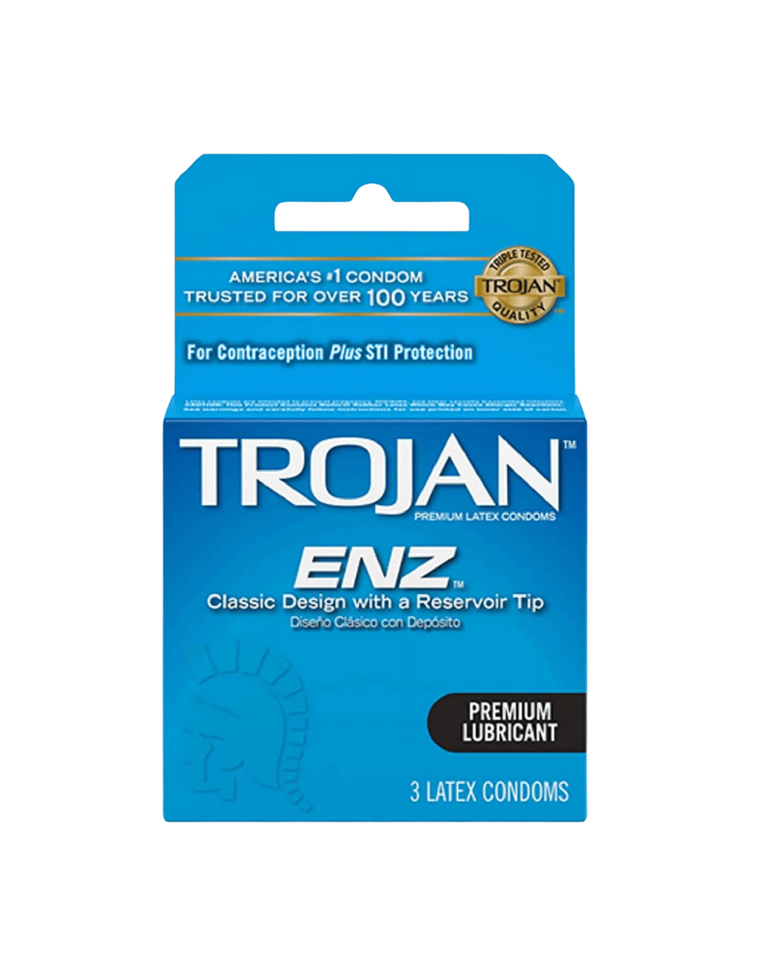 Trojan Enz Premium Lubricated Latex Condoms