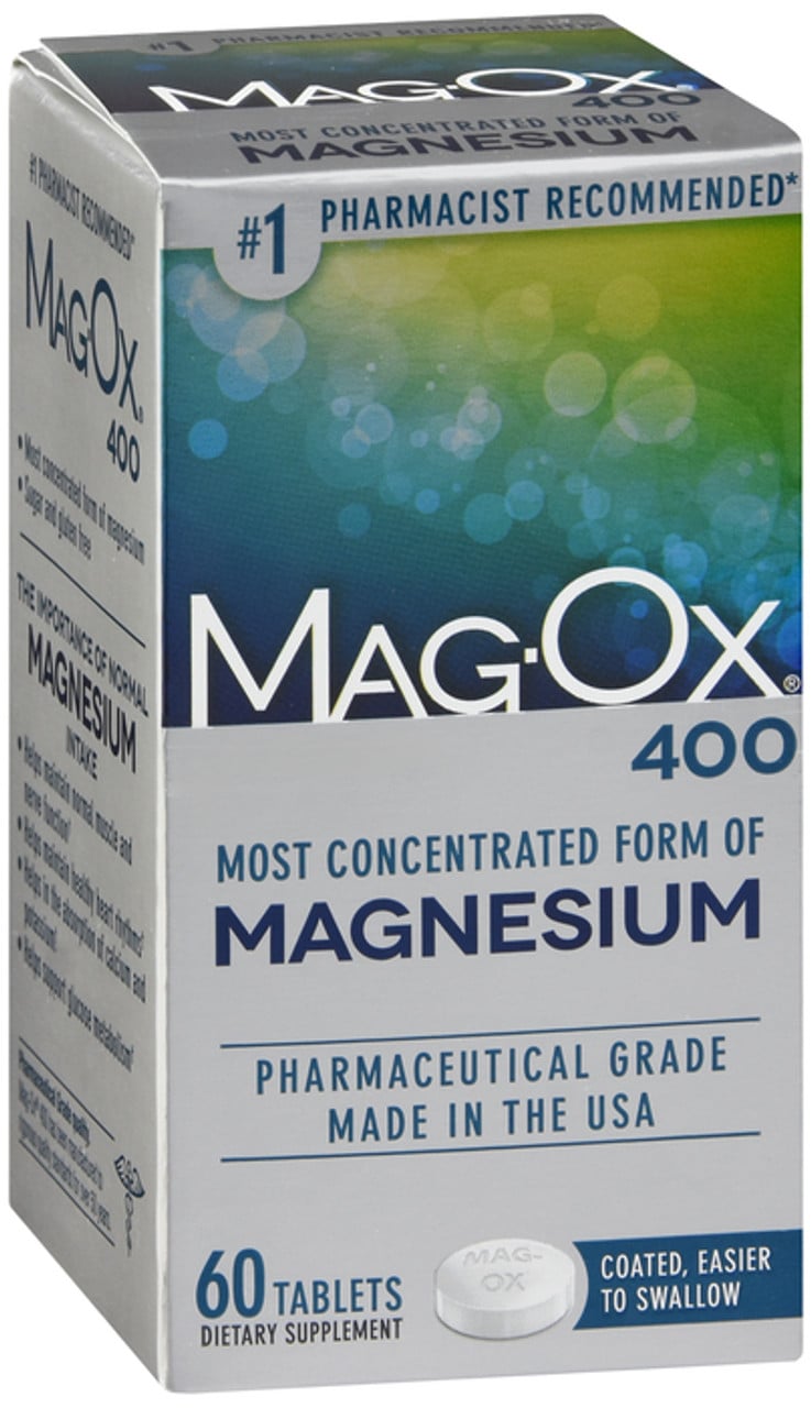 Mag-Ox 400 Mg Magnesium Dietary Supplement Tablets