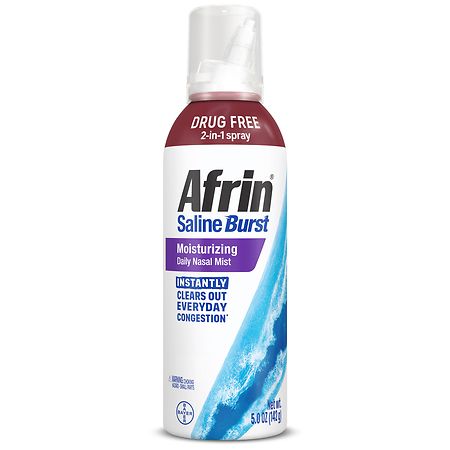 Afrin Saline Burst Moisturizing Daily Nasal Mist - 5.0 Oz