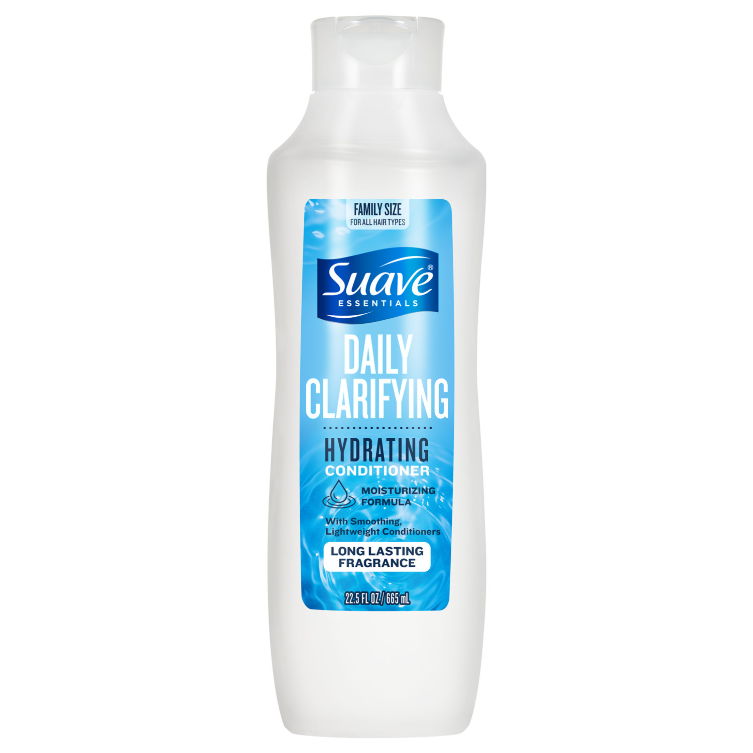 Suave Daily Clarifying Conditioner Hydrate & Shine For All Hair Types 22.5 FL OZ