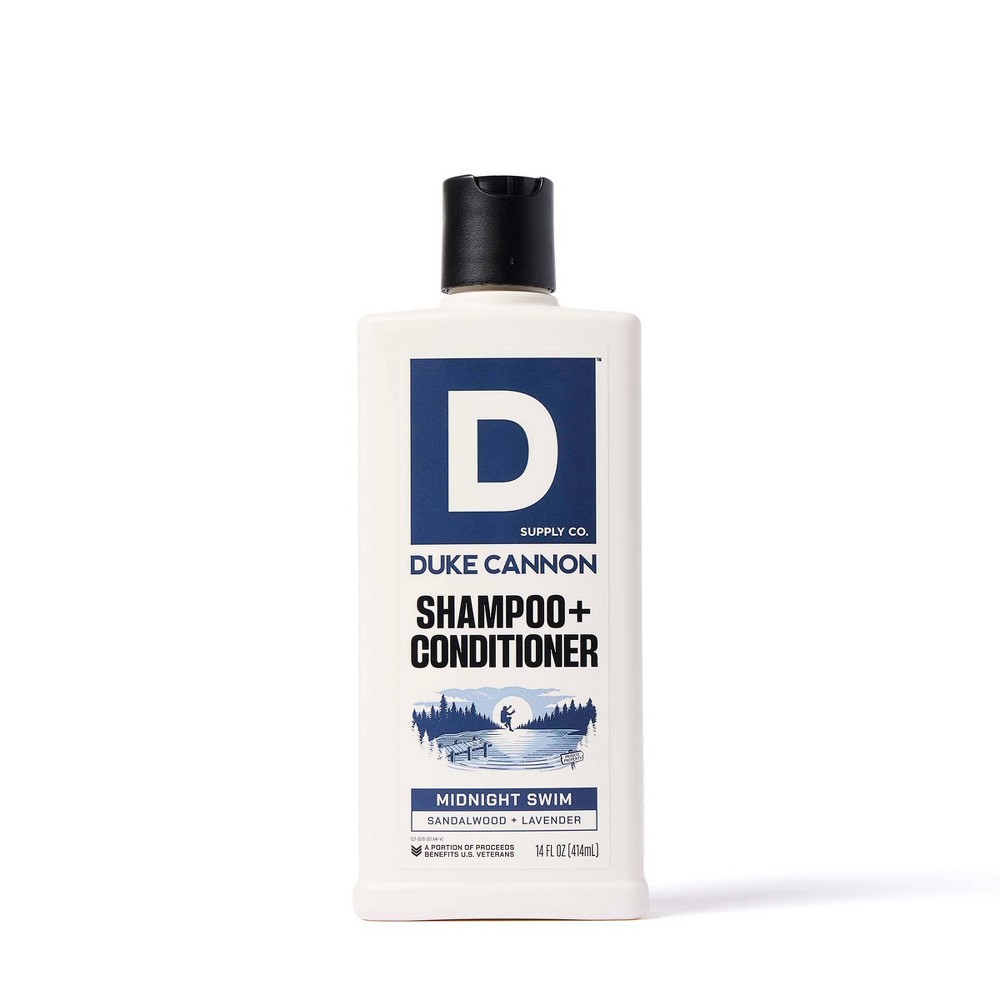 Duke Cannon Supply Co. Shampoo + Conditioner Midnight Swim 14oz