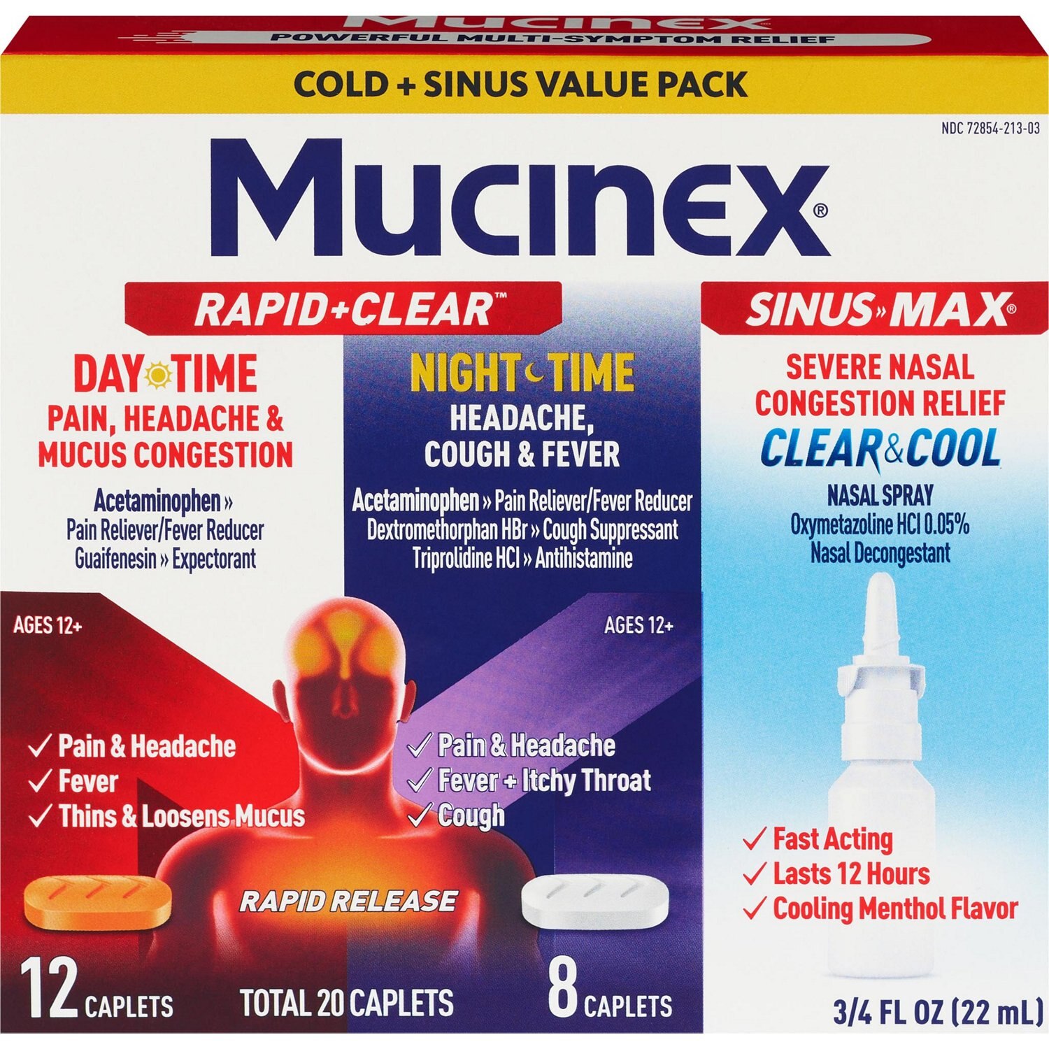 Mucinex Sinus‑Max Severe Nasal Congestion Nasal Spray, 0.75 oz