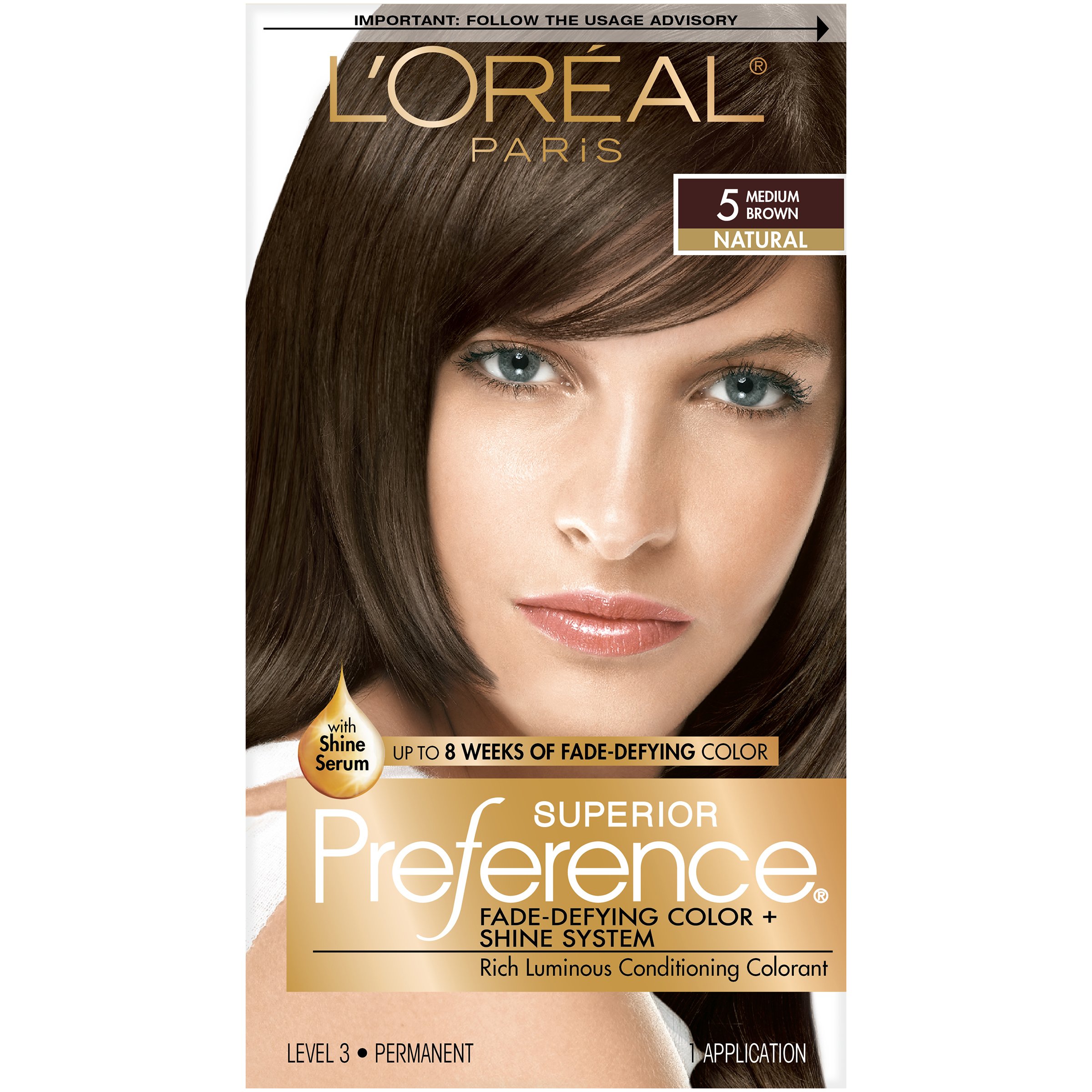 Superior Preference Loreal Permanent Hair Color 5 Medium Brown Natural