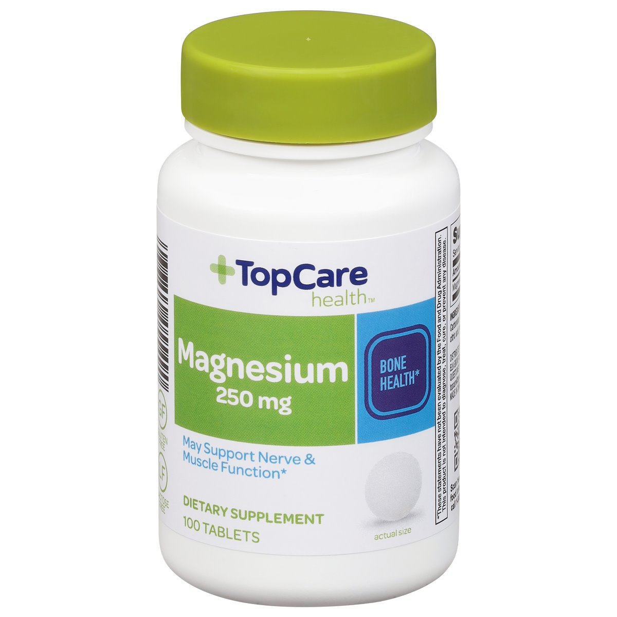 TopCare Health Magnesium Tablets 250 mg, 100 ct