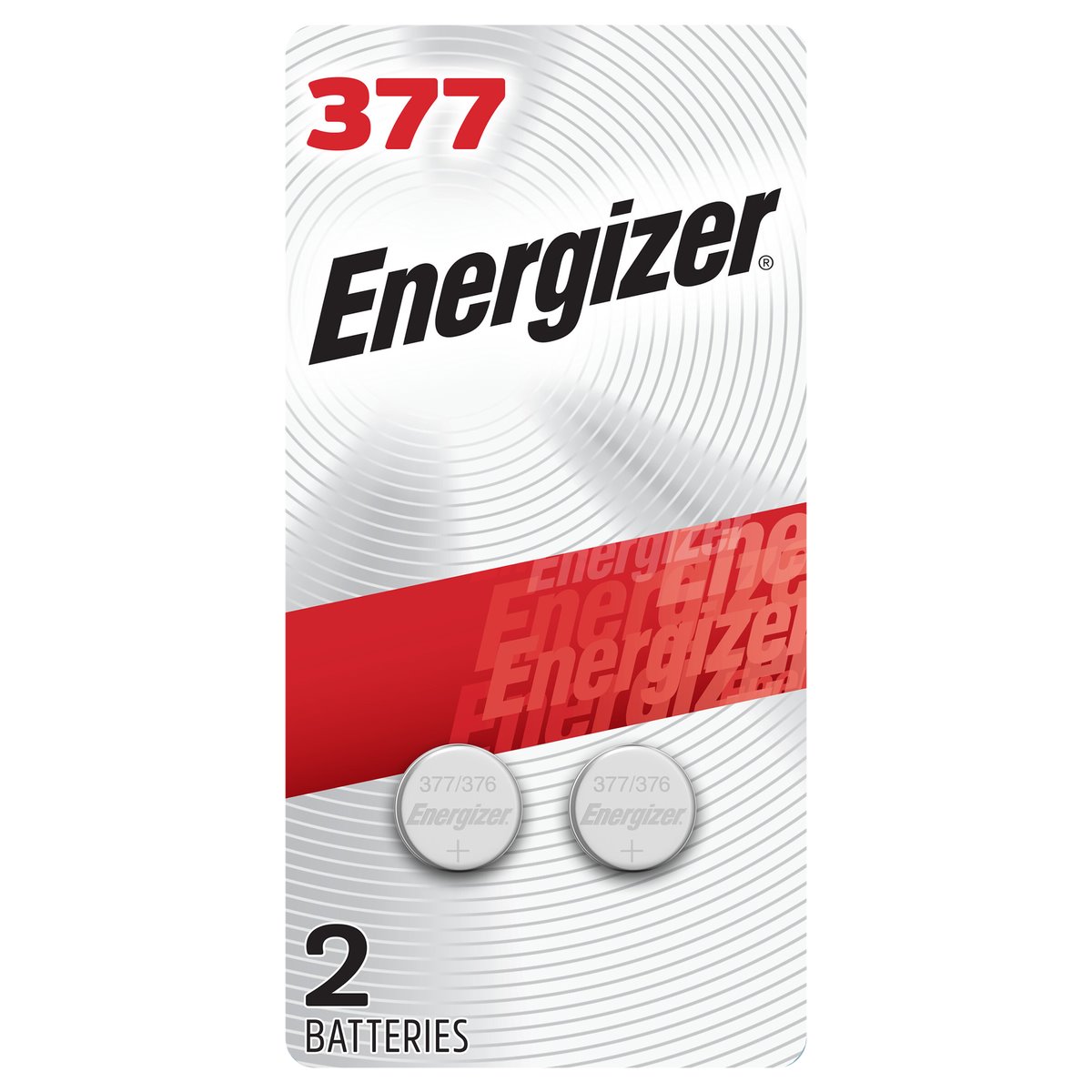 Energizer 2pk 377 Batteries Silver Oxide Button Battery