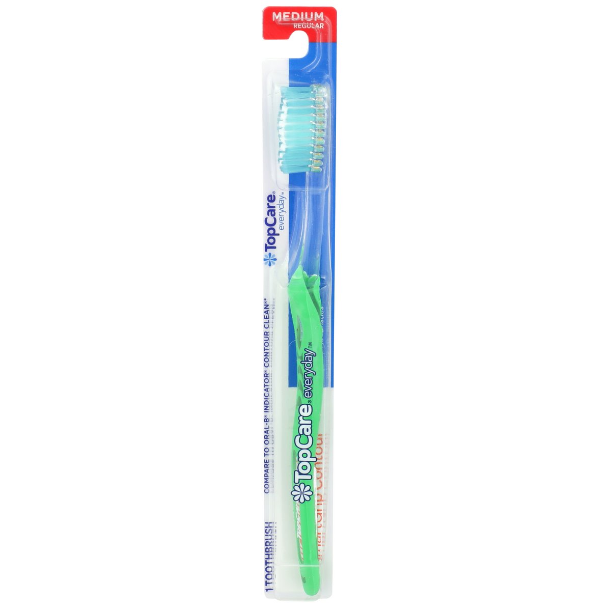 TopCare SmartGrip Contour Medium Toothbrush 1 ct