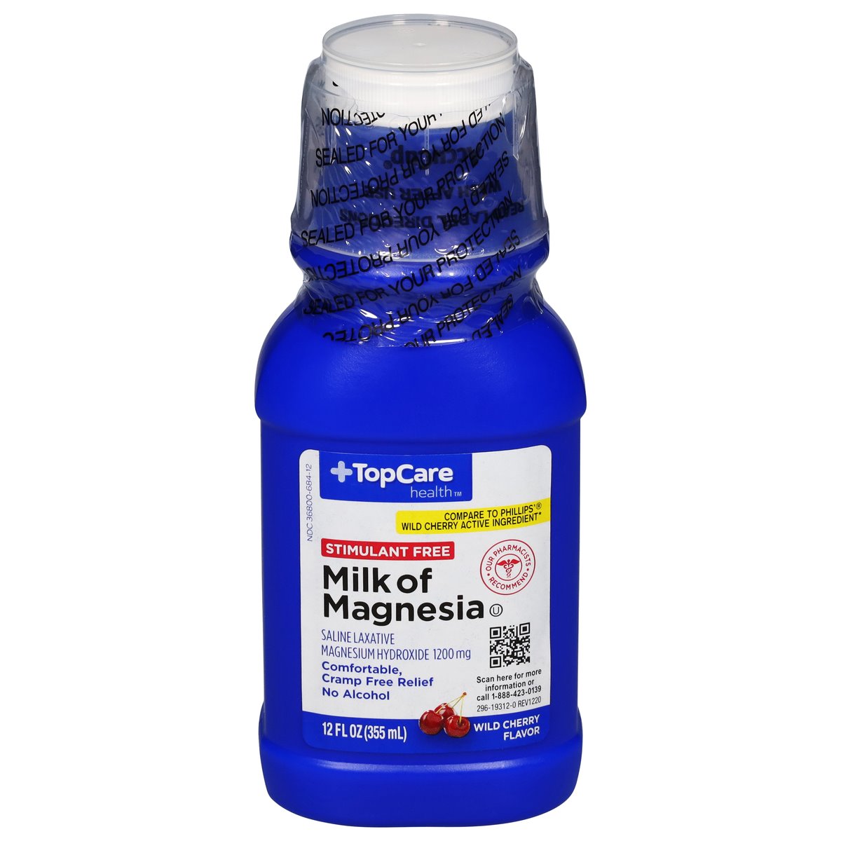 TopCare Milk of Magnesia Wild Cherry 12 fl oz