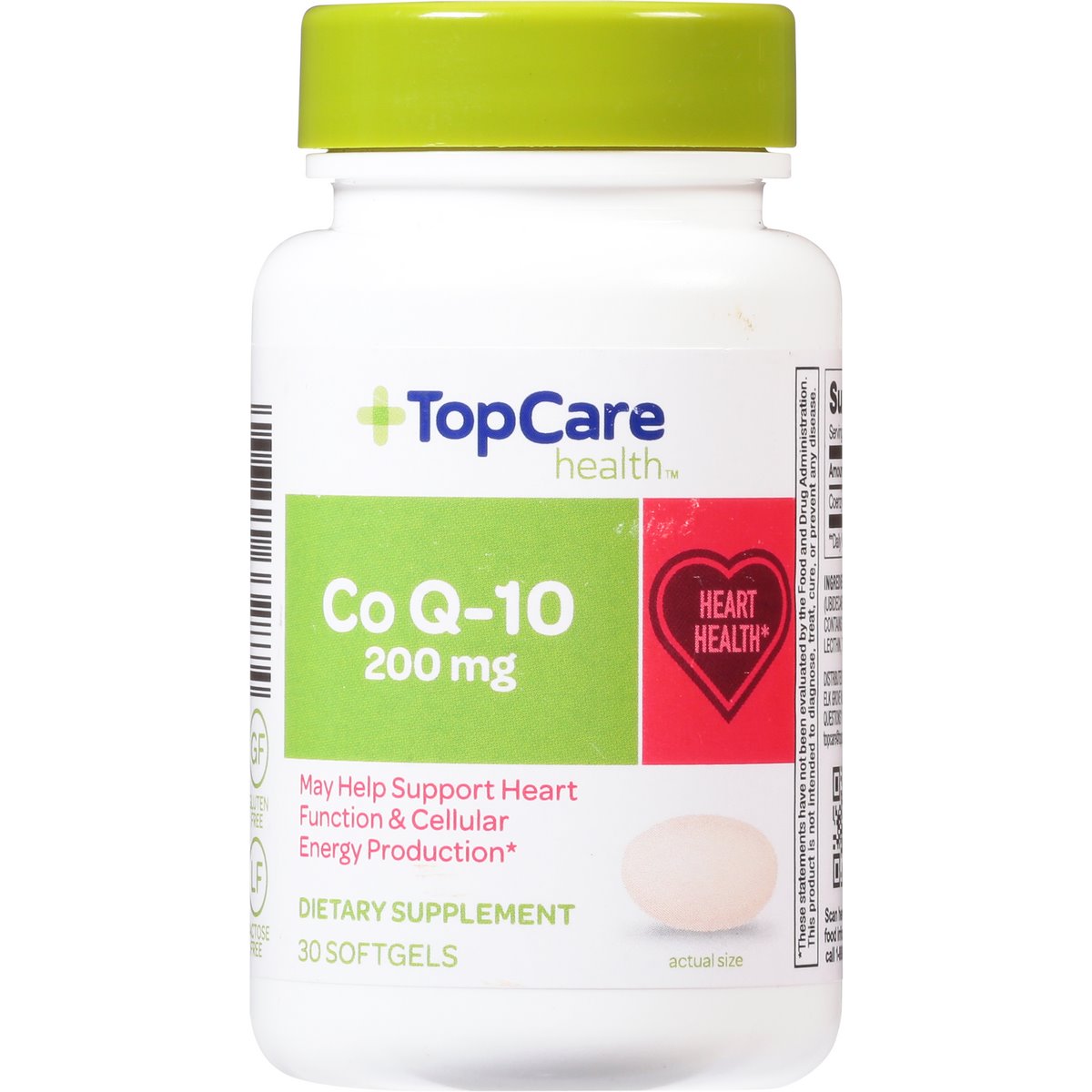 TopCare Co Q‑10 Softgels 200 mg, 30 ct
