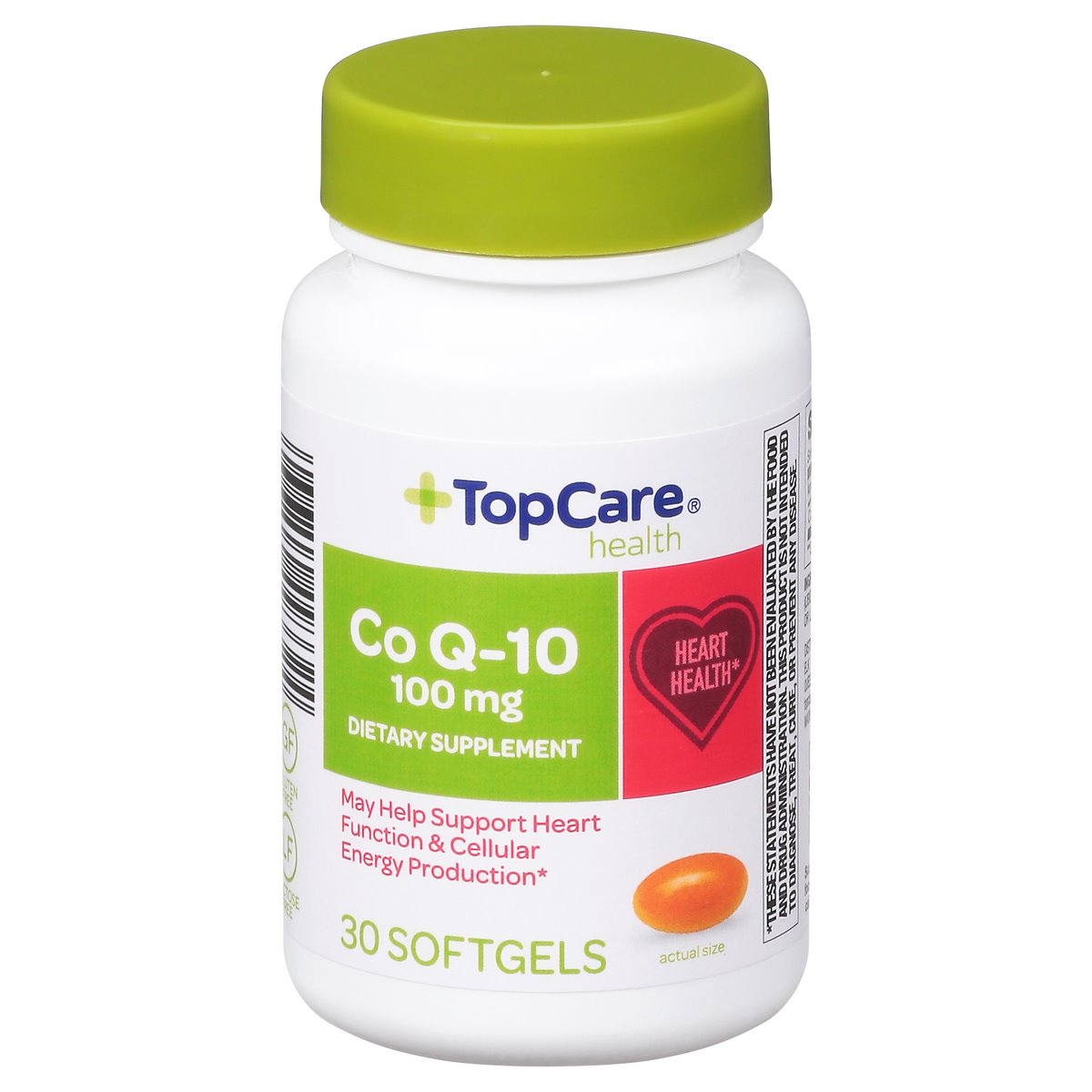 TopCare Co Q‑10 Softgels 100 mg, 30 ct
