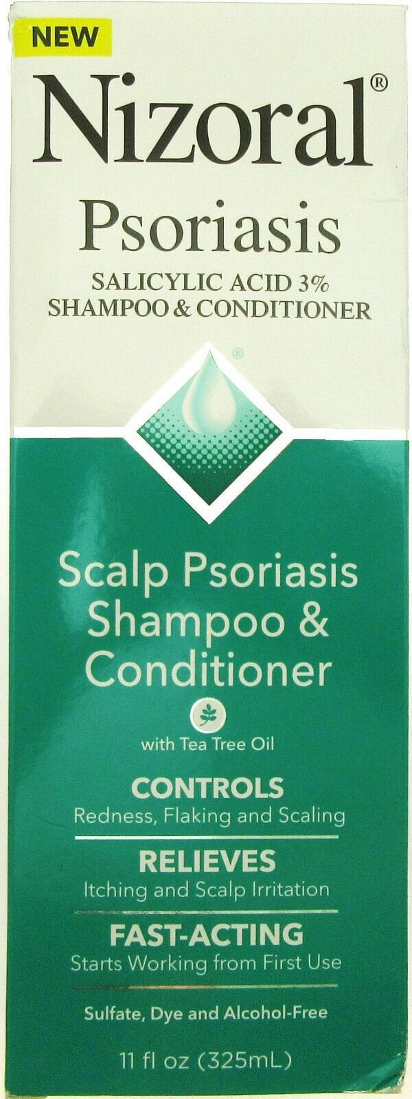 Nizoral Shampoo & Conditioner, Scalp Psoriasis, Salicyclic Acid 3% 11 Fl Oz