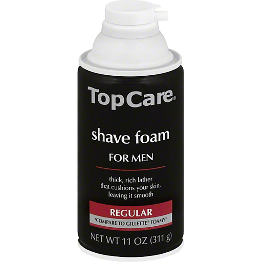 TopCare Regular Shave Foam, 11 oz