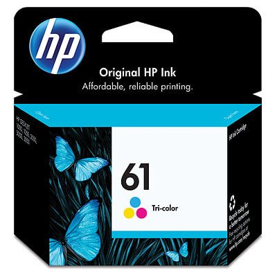 HP 61 Tri-color Original Ink Cartridge ~150 Pages CH562WN#140