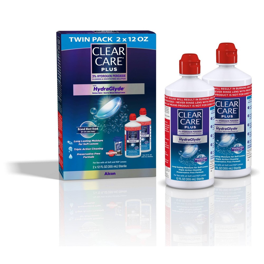 Clear Care Plus Cleaning Solution With HydraGlyde