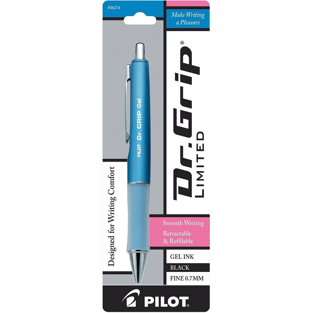 Pilot Dr. Grip Retractable Gel Rollerball Pens - Fine Pen Point