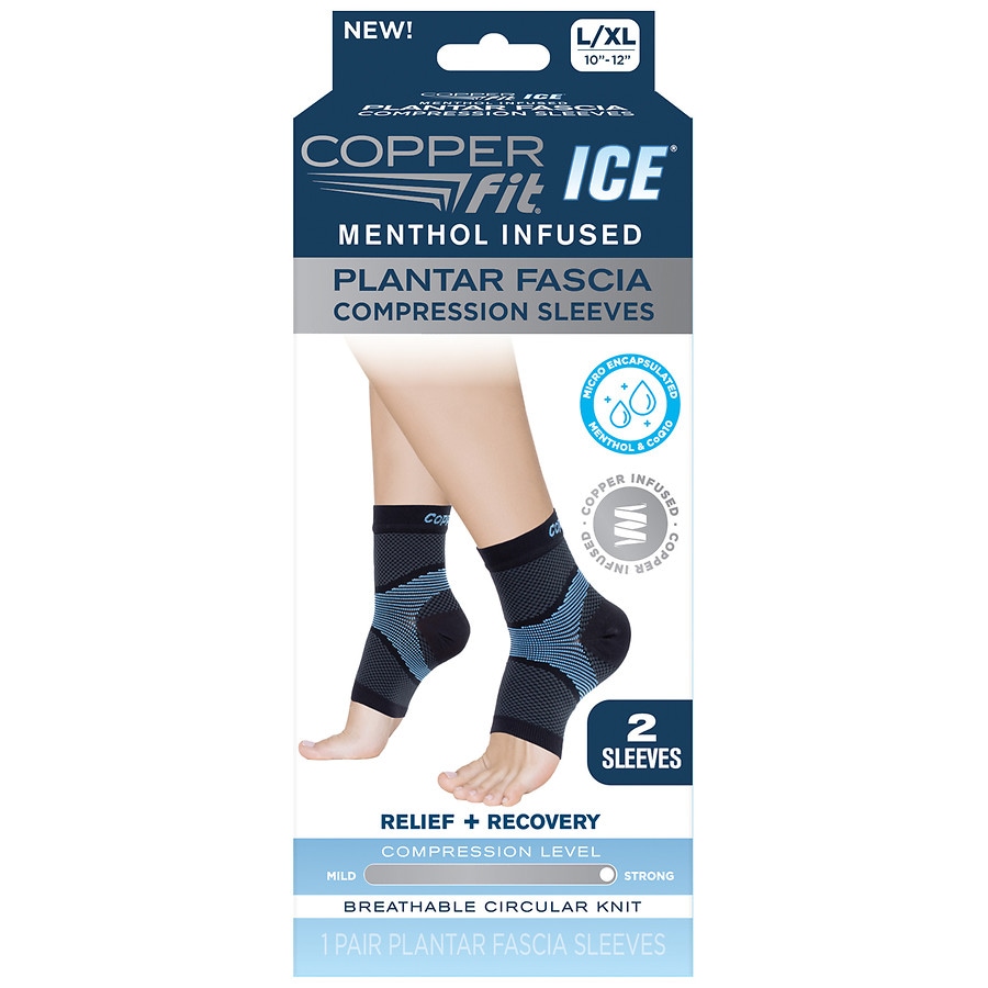 Copper Fit Ice Large/Extra Large Plantar Fascia Foot Sleeve