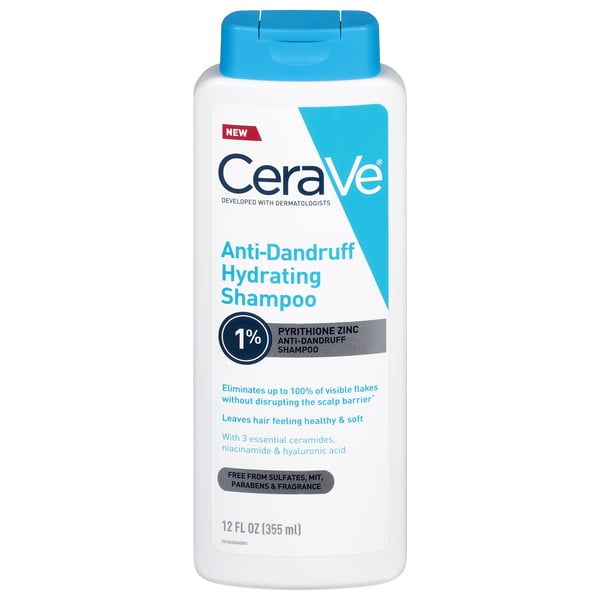 CeraVe Shampoo, Hydrating, Anti-Dandruff