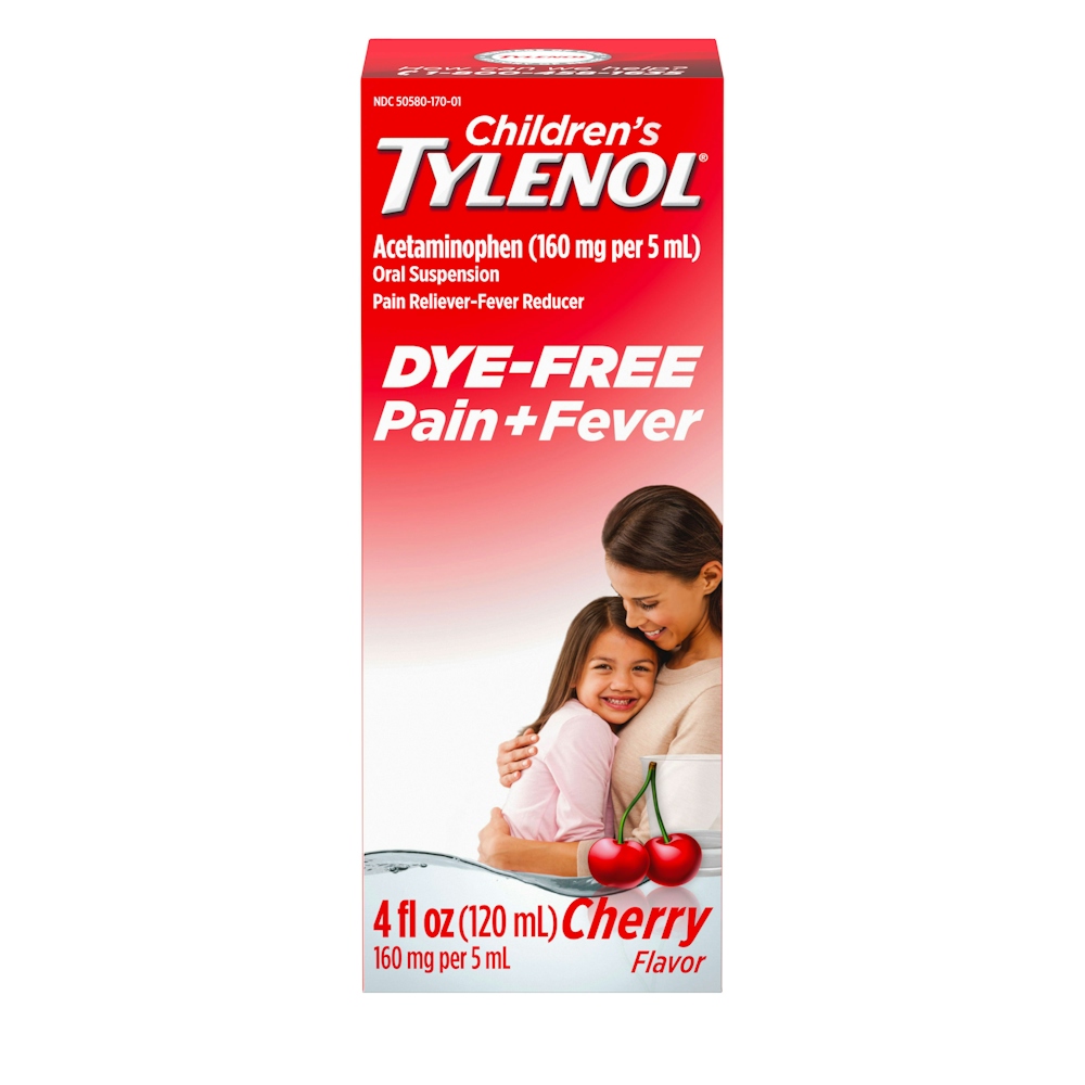 Tylenol Pain + Fever, Cherry Flavor, Children's 4 Fl Oz